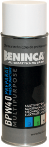 Preparat wielofunkcyjny (jak WD-40) Beninca BPW40 400ml do bram/automatyki/napędów