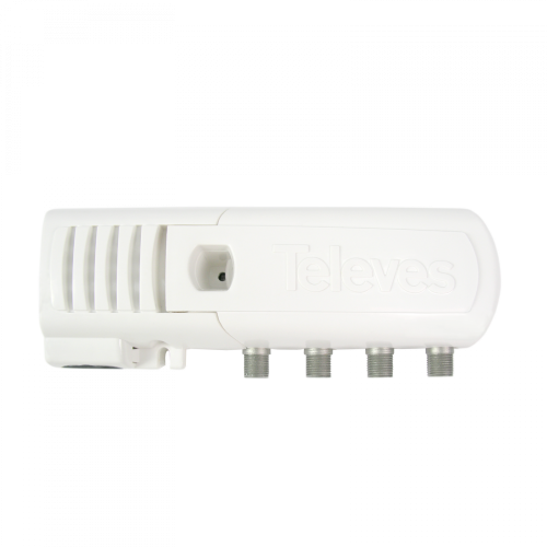 Wzmacniacz domowy ze złączami typu "F" - 3 wyjścia (2+TV): VHF/UHF – Auto LTE