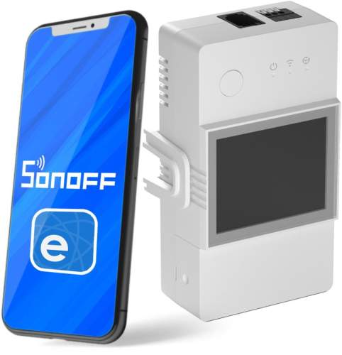 SONOFF TH Elite | THR316D | Przekaźnik Wifi z funkcją pomiaru temperatury oraz wilgotności