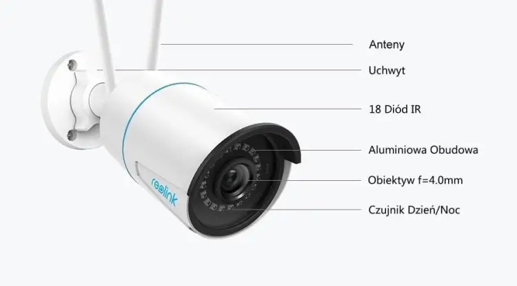 Kamera IP WiFi Reolink W320 5Mpix Wi-Fi P2P