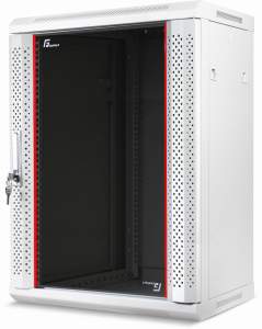 Szafa rack Getfort 19 cali 15U 600x600 wisząca szara
