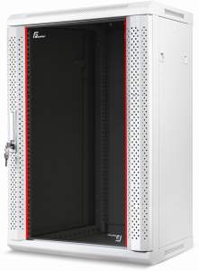 Szafa rack Getfort 19 cali 18U 600x600 wisząca szara