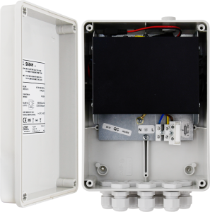 Switch 6-portowy SG64H z zasilaczem do 4 kamer IP w obudowie hermetycznej