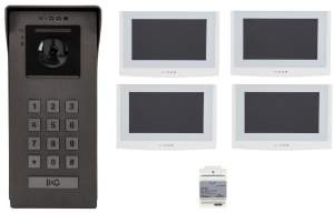 Wideodomofon VIDOS 2IP S200/4 x M200W-X