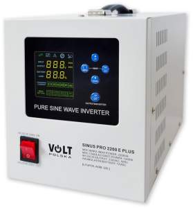 Przetwornica VOLT POLSKA SINUSPRO 2200E PLUS 12/230V (1200/2200W) [AGM, GEL, LiFePO4]