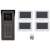 Wideodomofon VIDOS 2IP S200/4 x M200W-X