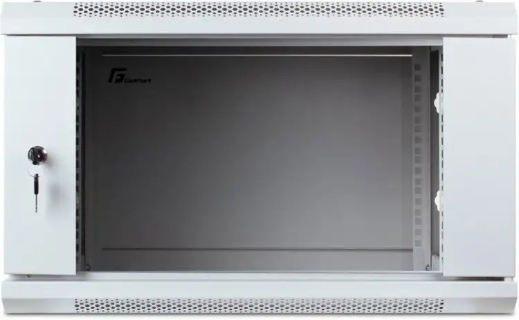 SZAFA RACK GETFORT ECO v2 19 CALI 6U 600X450 Wisząca Szara