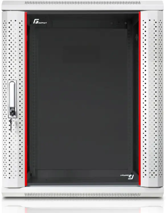 SZAFA RACK GETFORT 19 CALI 15U 600X450 WISZĄCA SZARA