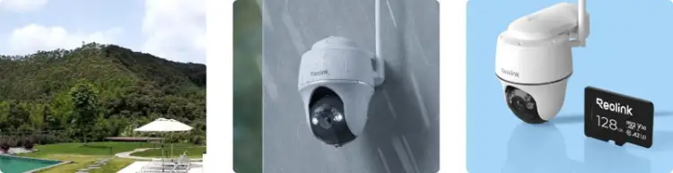 Kamera IP Reolink Argus Series B430 akumulatorowa 5MP WiFi USB-C biała