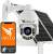 Kamera Zewnętrzna Obrotowa GSM na Kartę SIM Orllo Z7 PRO + Panel fotowoltaiczny SM6030 Pro