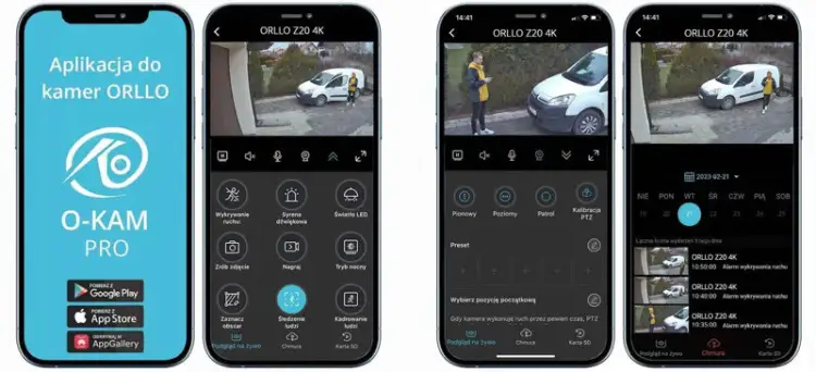 Kamera IP Orllo Z20 4K WiFi
