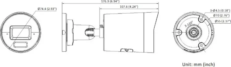 Kamera IP Hikvision DS-2CD2067G3-LIY 2.8mm PL