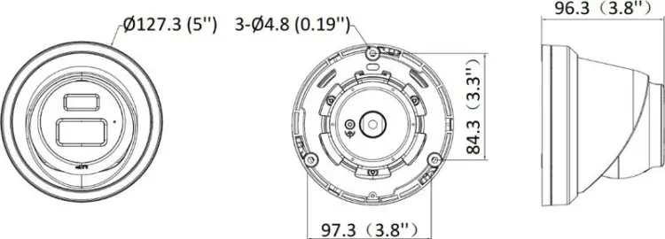Kamera IP Hikvision DS-2CD2343G2-LI2U/SL 2.8mm BLACK PL