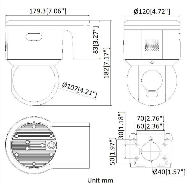 KAMERA IP PTZ HIKVISION DS-2DE3A400BW-DE/W(F1)(T5) PL