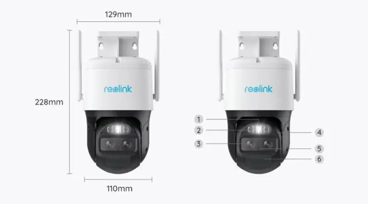 Kamera IP Reolink Trackmix Series G770 8MP LTE akomulatorowa