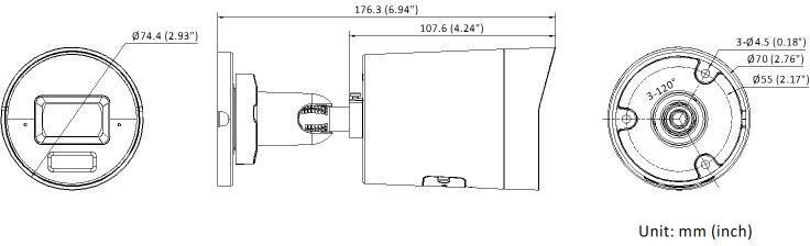 Kamera IP Hikvision DS-2CD2087G3-LI2UY/SL(2.8mm)(O-STD)