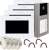 WIDEODOMOFON VIDOS X 4xM11W-X/S11-4
