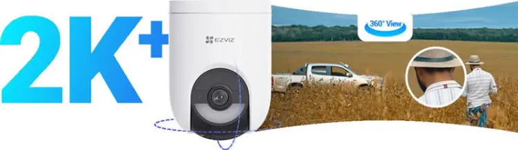 Kamera IP Ezviz HB8 Lite 4G Kit Wi-Fi 4MP z Panelem Solarnym 5W