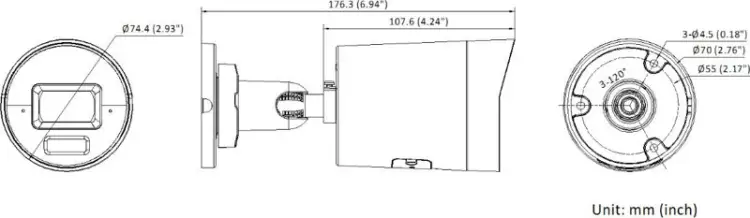Kamera IP Hikvision 16MP DS-2CD20166G3-IUY/SL(2.8mm)(eF)
