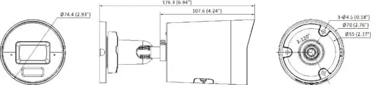Kamera IP Hikvision 12MP DS-2CD20126G3-IUY/SL(2.8mm)(eF) BLACK
