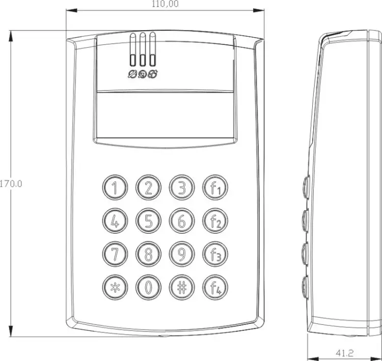 Kontroler dostępu ROGER PR602LCD-DT-I