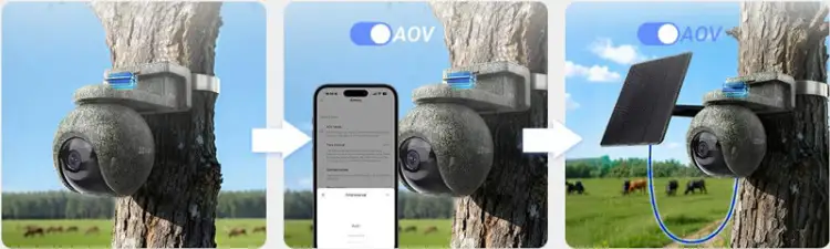 Kamera IP Ezviz EB8 PRO 4G Ranger Kit 8MP z panelem słonecznym 8W 4G Wi-Fi moro