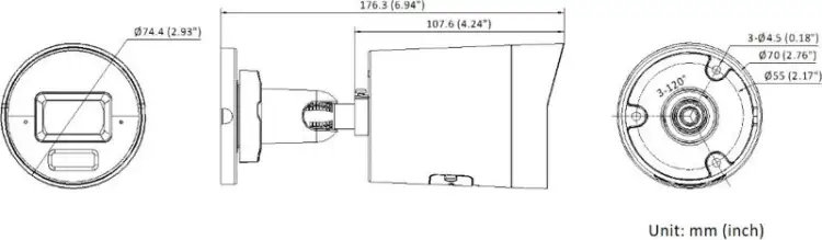 Kamera IP Hikvision DS-2CD2047G3-LI2UY/SRB(2.8mm)/BLACK Opakowanie zbiorcze 4szt.