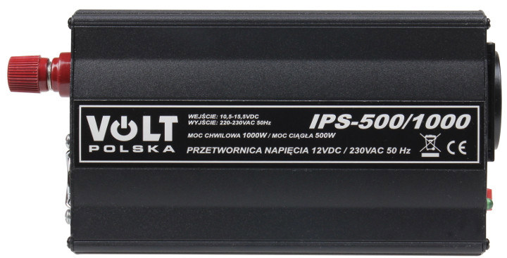 PRZETWORNICA VOLT POLSKA IPS-500/1000 12V/230V 500/1000 W