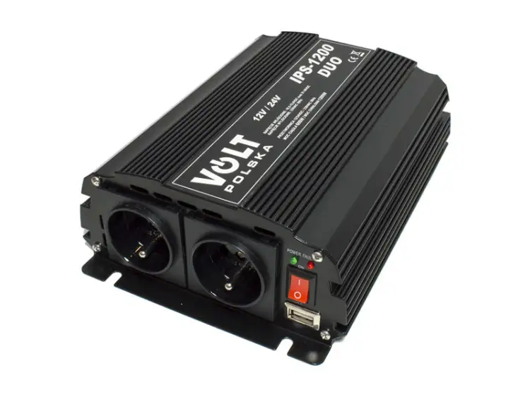 PRZETWORNICA VOLT POLSKA IPS-1200 DUO 12V 24V/230V 600X1200W