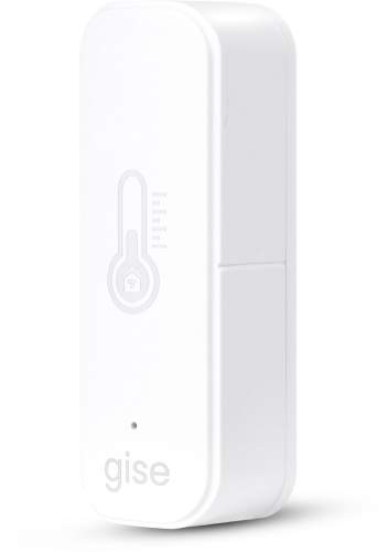 GISE Smart Czujnik temperatury i wilgotności Wi-Fi Biały | Tuya | GTHS-WF-01-W