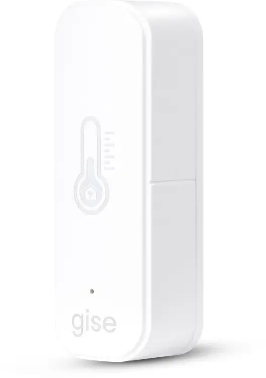 GISE Smart Czujnik temperatury i wilgotności Wi-Fi Biały | Tuya | GTHS-WF-01-W