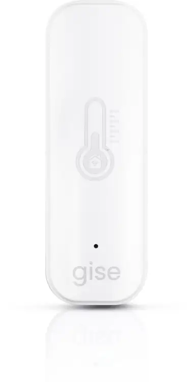 GISE Smart Czujnik temperatury i wilgotności Wi-Fi Biały | Tuya | GTHS-WF-01-W