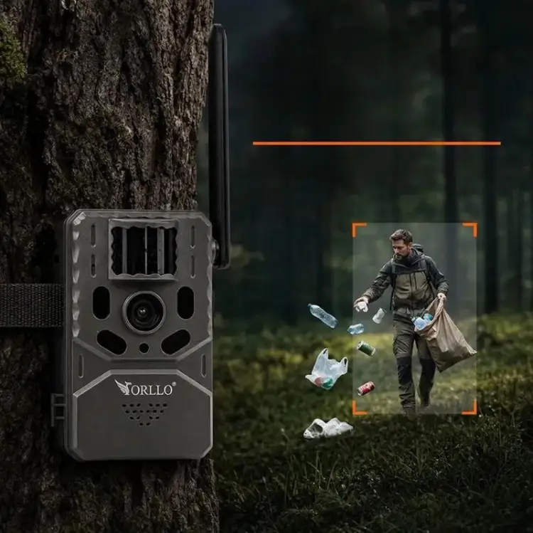 Fotopułapka - Kamera leśna - Orllo Huntercam 6 SIM z zasilaniem solarnym
