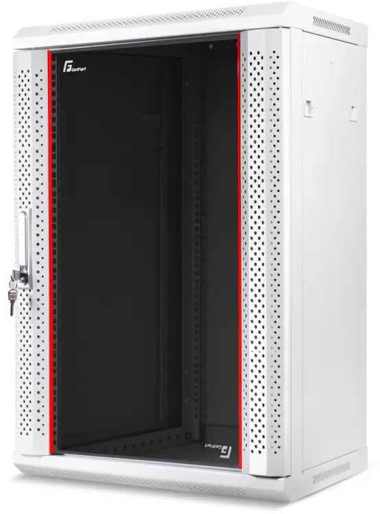 SZAFA RACK GETFORT 19 CALI 18U 600X450 WISZĄCA SZARA
