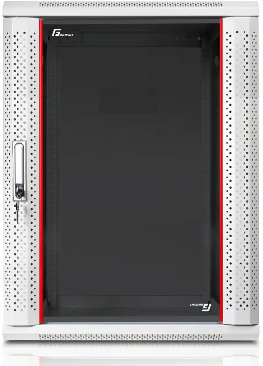 SZAFA RACK GETFORT 19 CALI 18U 600X600 WISZĄCA SZARA