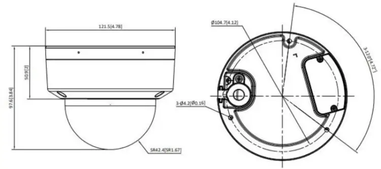 Kamera 4W1 Hikvision DS-2CE50DF3T-VPLSZE(2.8-12mm)(O-STD)