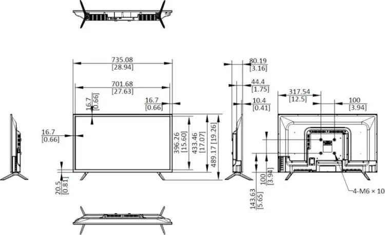 Monitor Hikvision DS-D5032F3-1V0S