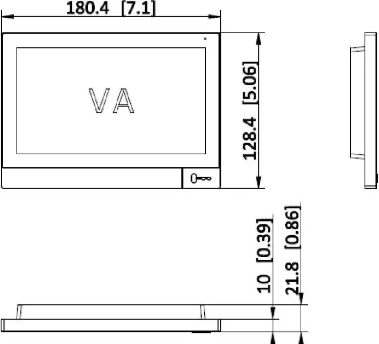Monitor wideodomofonu Hikvision DS-KH8381-TE1