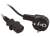 KABEL ZASILAJĄCY CEE 7/7 IEC 320 C13 1.8M WTYCZKA KĄTOWA Lanberg