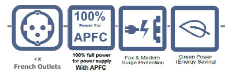 UPS ZASILACZ AWARYJNY PowerWalker VFD 600 APFC FR