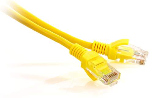 PATCHCORD SKRĘTKA GETFORT CAT.5E UTP 5m żółty