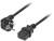 KABEL ZASILAJĄCY (SERWEROWY) CEE 7/7 IEC 320 C19 16A 1.8M WTYCZKA KĄTOWA VDE Lanberg