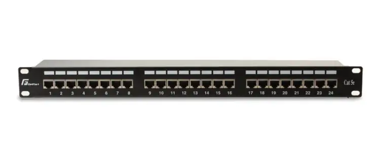 PATCH PANEL FTP CAT.5E 24 PORTY PGF-5EFTP24-B6 GETFORT