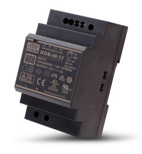 ACO PS-HDR-60-15MA video DIN 13,5-18VDC, 4A;18010