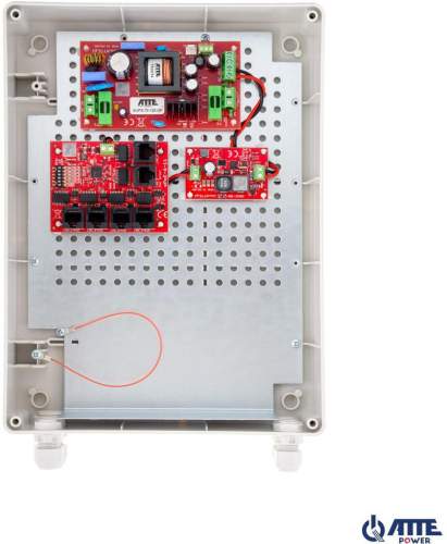 SWITCH POE 5-PORTOWY Z ZASILANIEM BUFOROWYM ATTE IPUPS-5-11-XL2