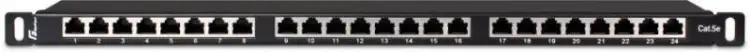 PATCH PANEL FTP CAT.5E 24 PORTY 0.5U PGF-5EFTP24-B8 GETFORT