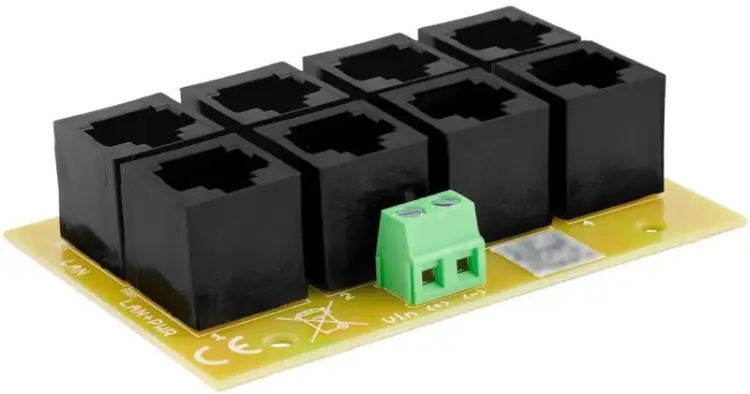 Adapter PoE PASSIVE 4 kanałowy 10/100 ATTE AEPI-4-10-OF