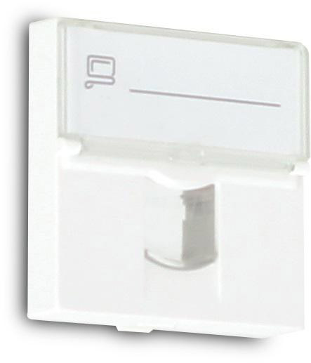 ADAPTER GETFORT 2 MOD 1XRJ45 MOSAIC 45x45mm