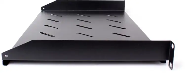 Półka rackowa uniwersalna Getfort 19 cali 1U 270mm Czarna
