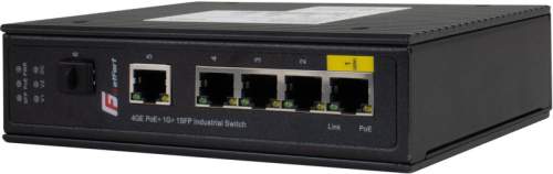 SWITCH POE GETFORT PRZEMYSŁOWY POE 4GE+1GE+1SFP (-40/80)
